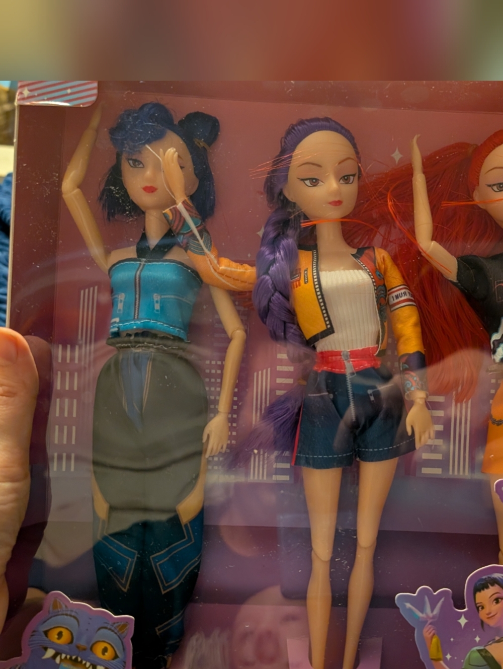 New K-pop Demon Hunters Non Singing Dolls. Rumi Mira Zoey